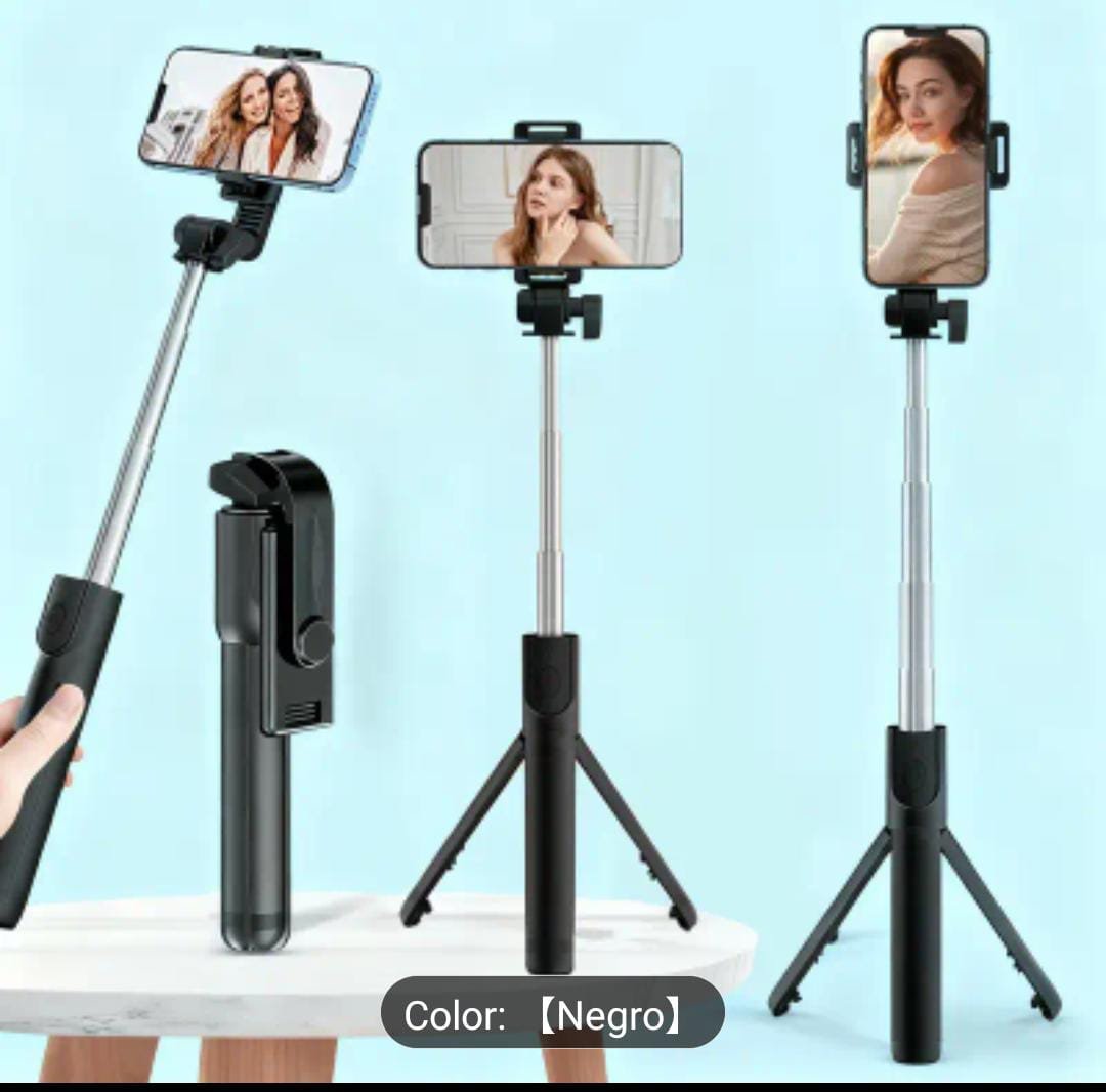 PALO SELFIE CON TRIPODE Y CONTROL REMOTO